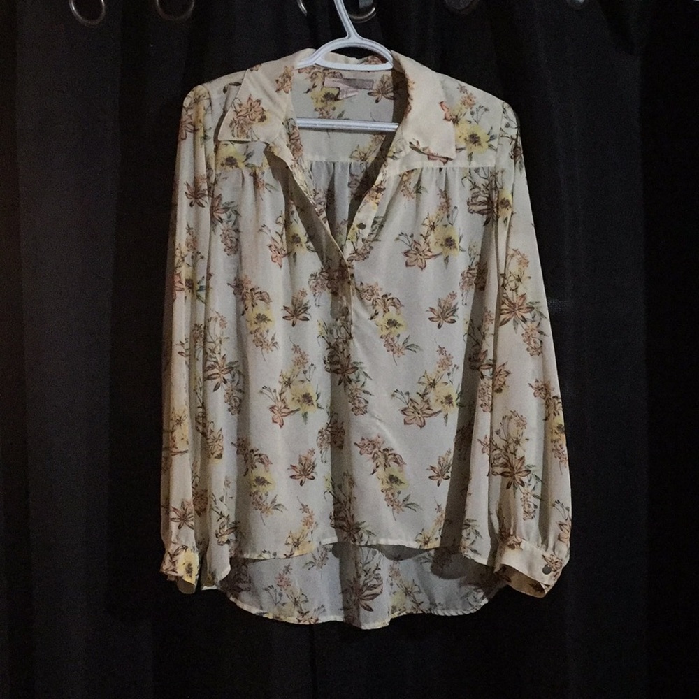 Forever 21 floral blouse